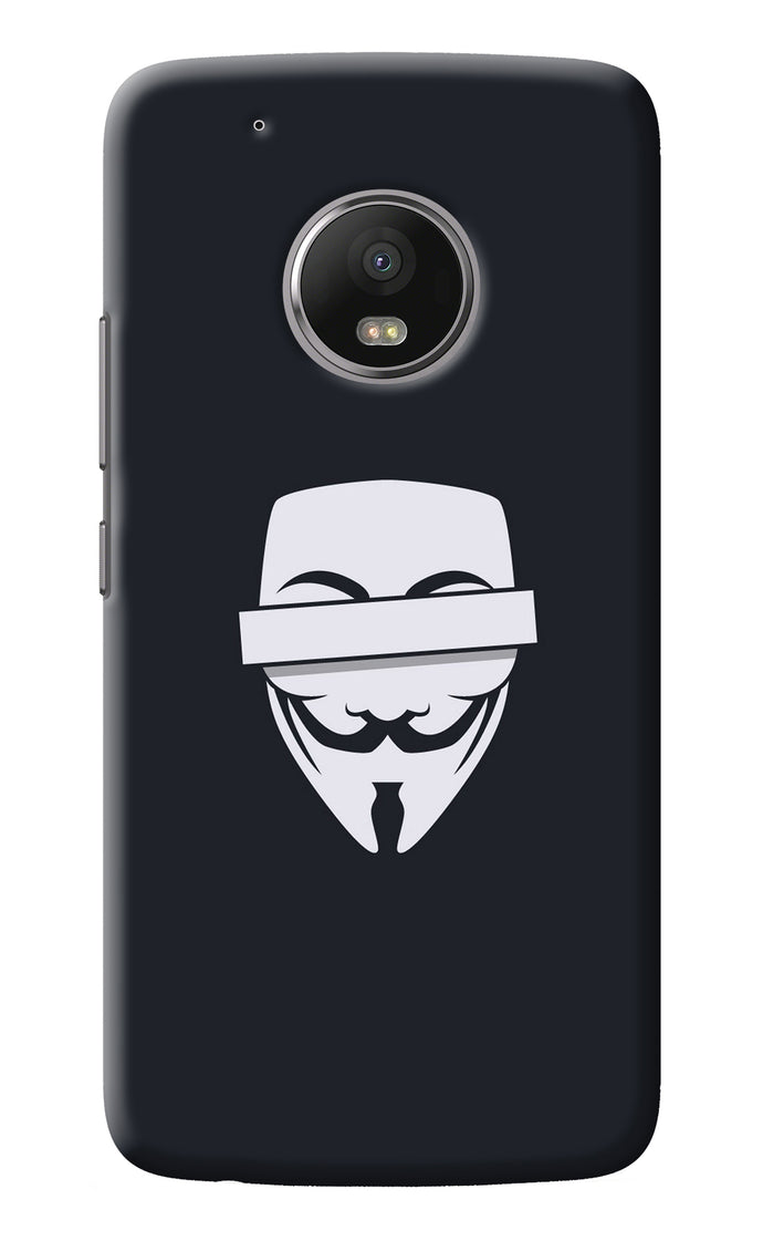 Anonymous Face Moto G5 plus Back Cover