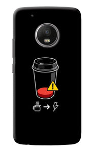 Coffee Moto G5 plus Back Cover