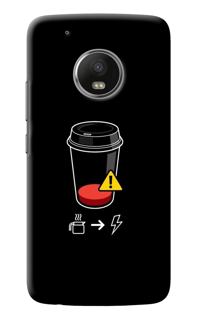 Coffee Moto G5 plus Back Cover