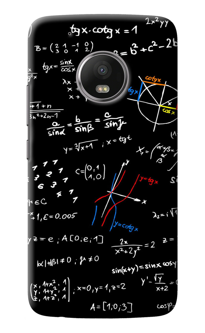 Mathematics Formula Moto G5 plus Back Cover