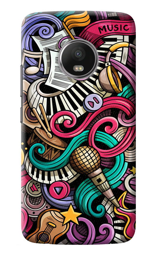 Music Abstract Moto G5 plus Back Cover