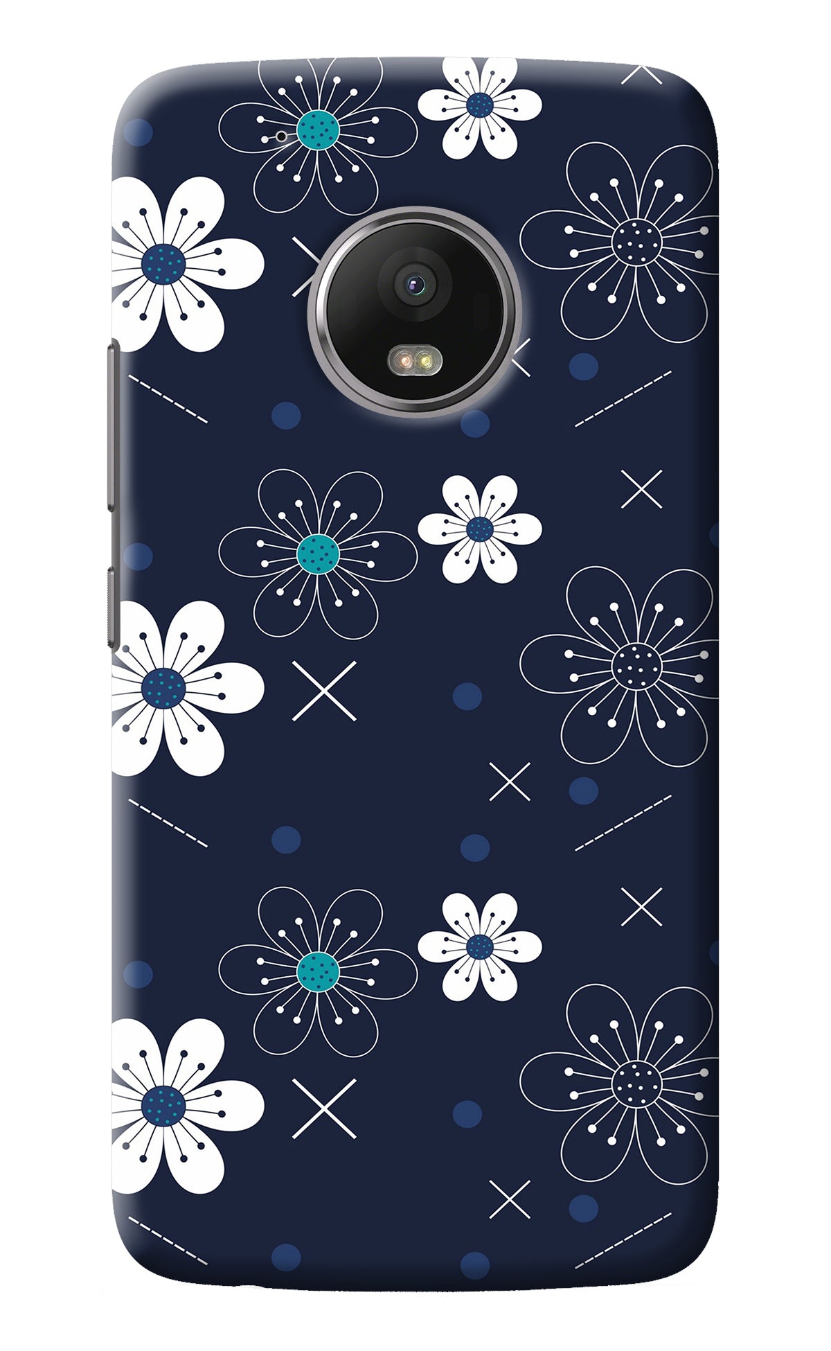 Flowers Moto G5 plus Back Cover