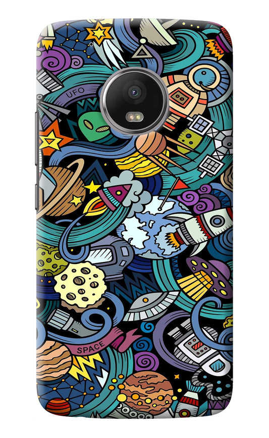 Space Abstract Moto G5 plus Back Cover