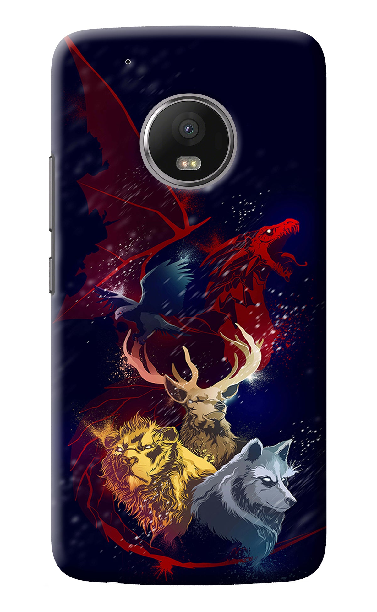 Game Of Thrones Moto G5 plus Back Cover