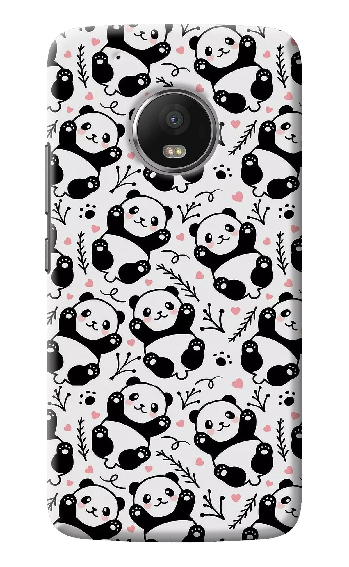 Cute Panda Moto G5 plus Back Cover