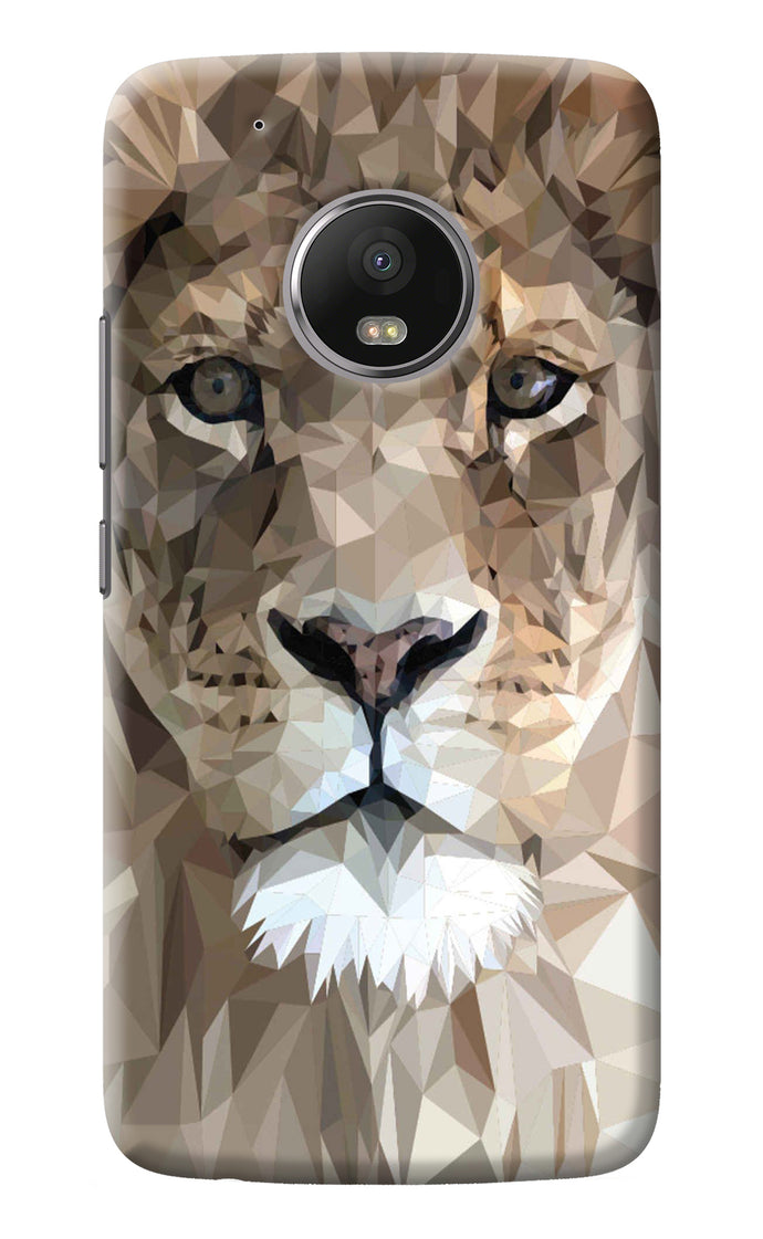 Lion Art Moto G5 plus Back Cover