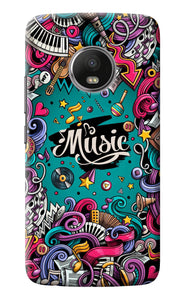 Music Graffiti Moto G5 plus Back Cover