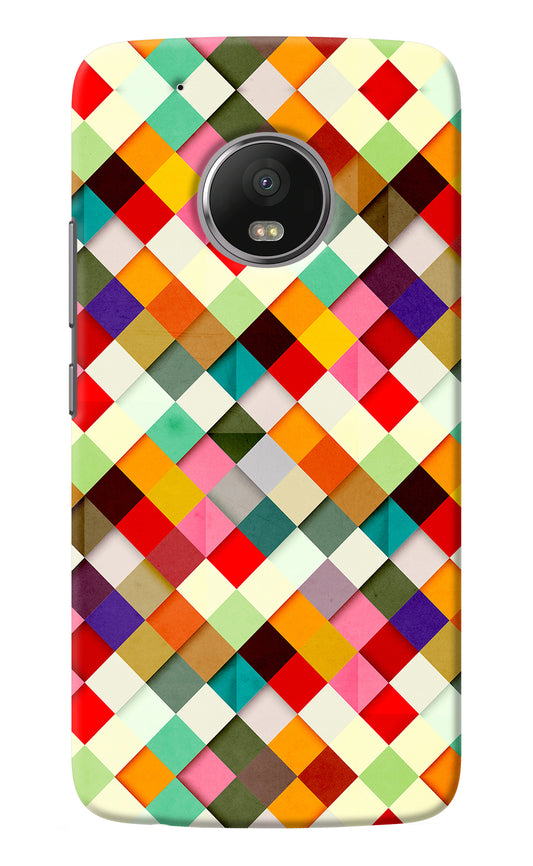 Geometric Abstract Colorful Moto G5 plus Back Cover