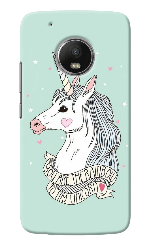 Unicorn Wallpaper Moto G5 plus Back Cover