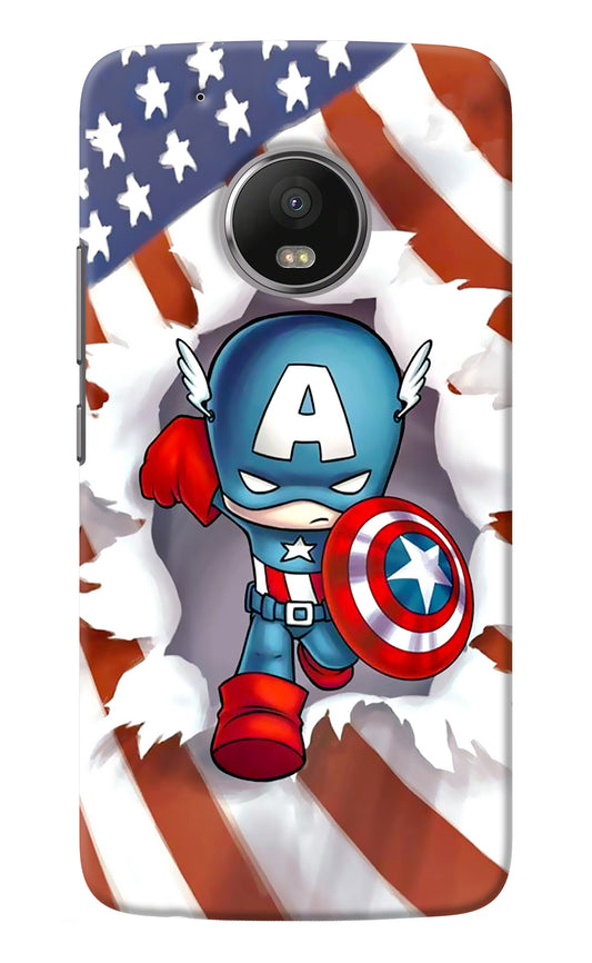 Captain America Moto G5 plus Back Cover