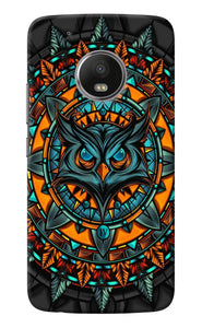 Angry Owl Art Moto G5 plus Back Cover