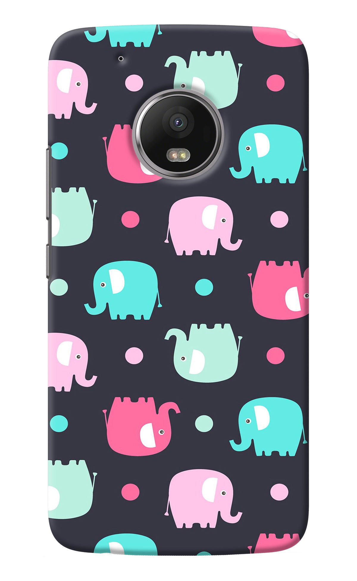 Elephants Moto G5 plus Back Cover