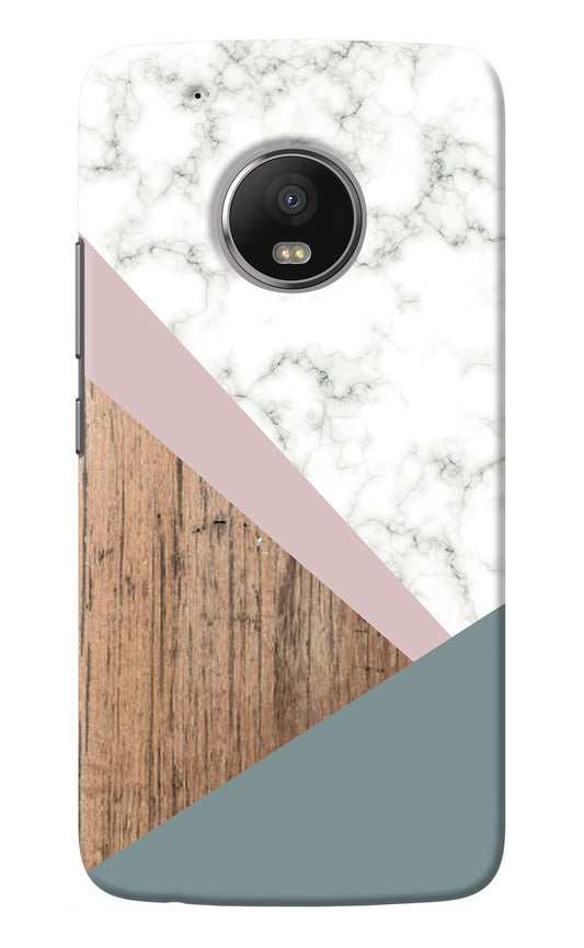 Marble wood Abstract Moto G5 plus Back Cover