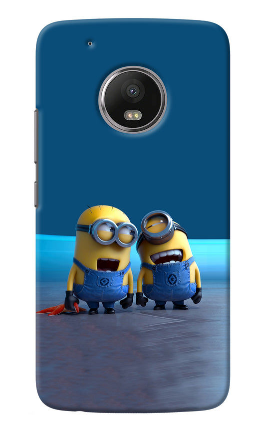 Minion Laughing Moto G5 plus Back Cover
