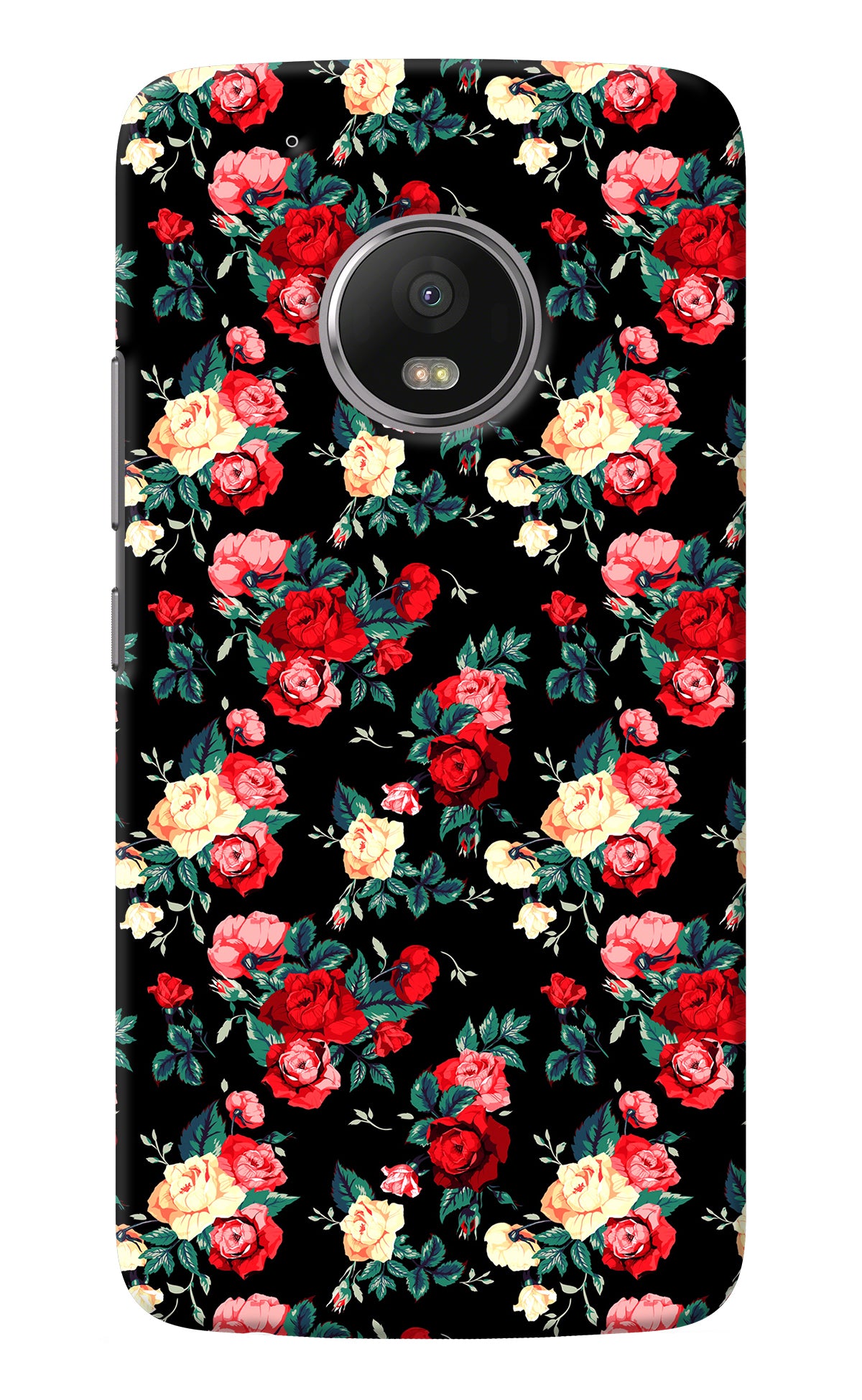 Rose Pattern Moto G5 plus Back Cover