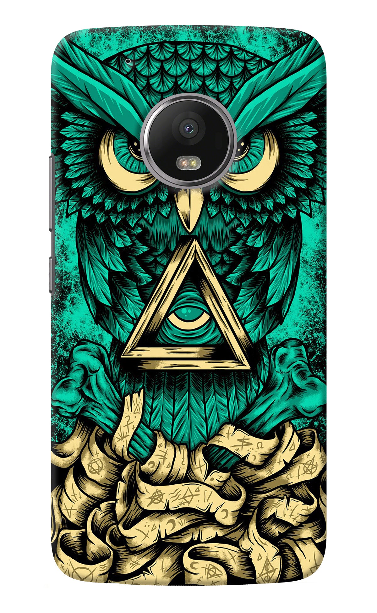 Green Owl Moto G5 plus Back Cover