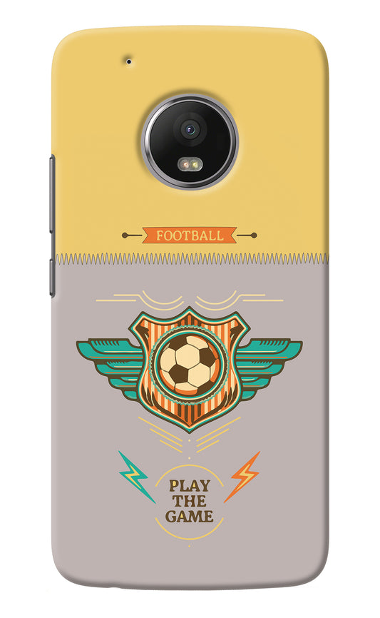 Football Moto G5 plus Back Cover