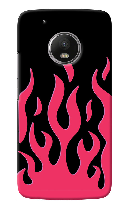 Fire Flames Moto G5 plus Back Cover