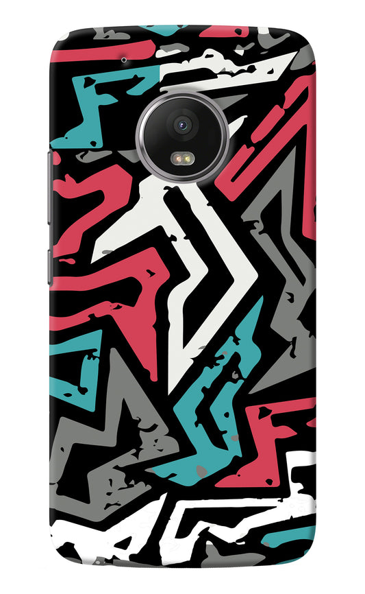 Geometric Graffiti Moto G5 plus Back Cover
