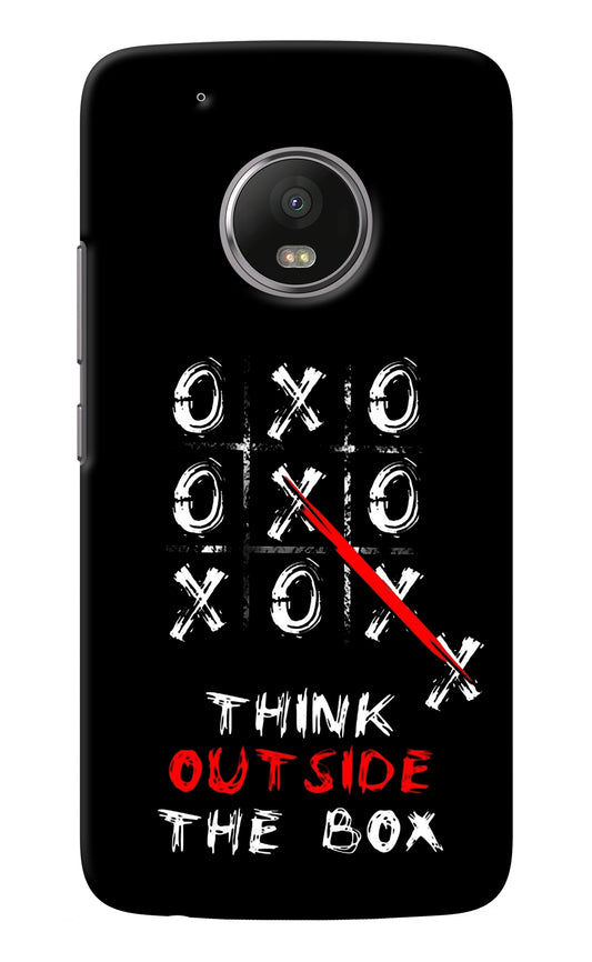 Think out of the BOX Moto G5 plus Back Cover