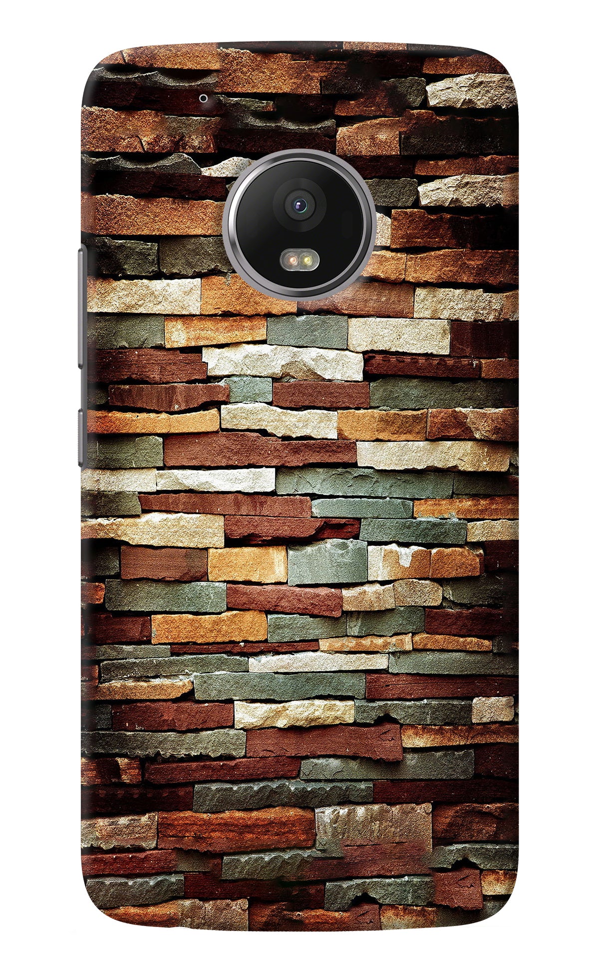 Bricks Pattern Moto G5 plus Back Cover