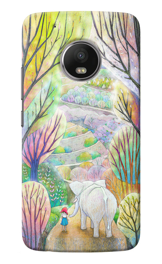 Nature Painting Moto G5 plus Back Cover