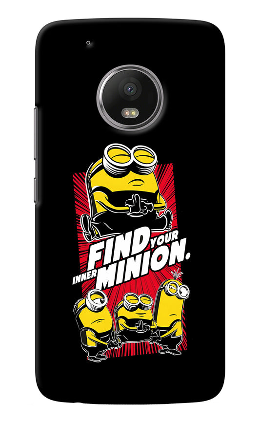 Find your inner Minion Moto G5 plus Back Cover