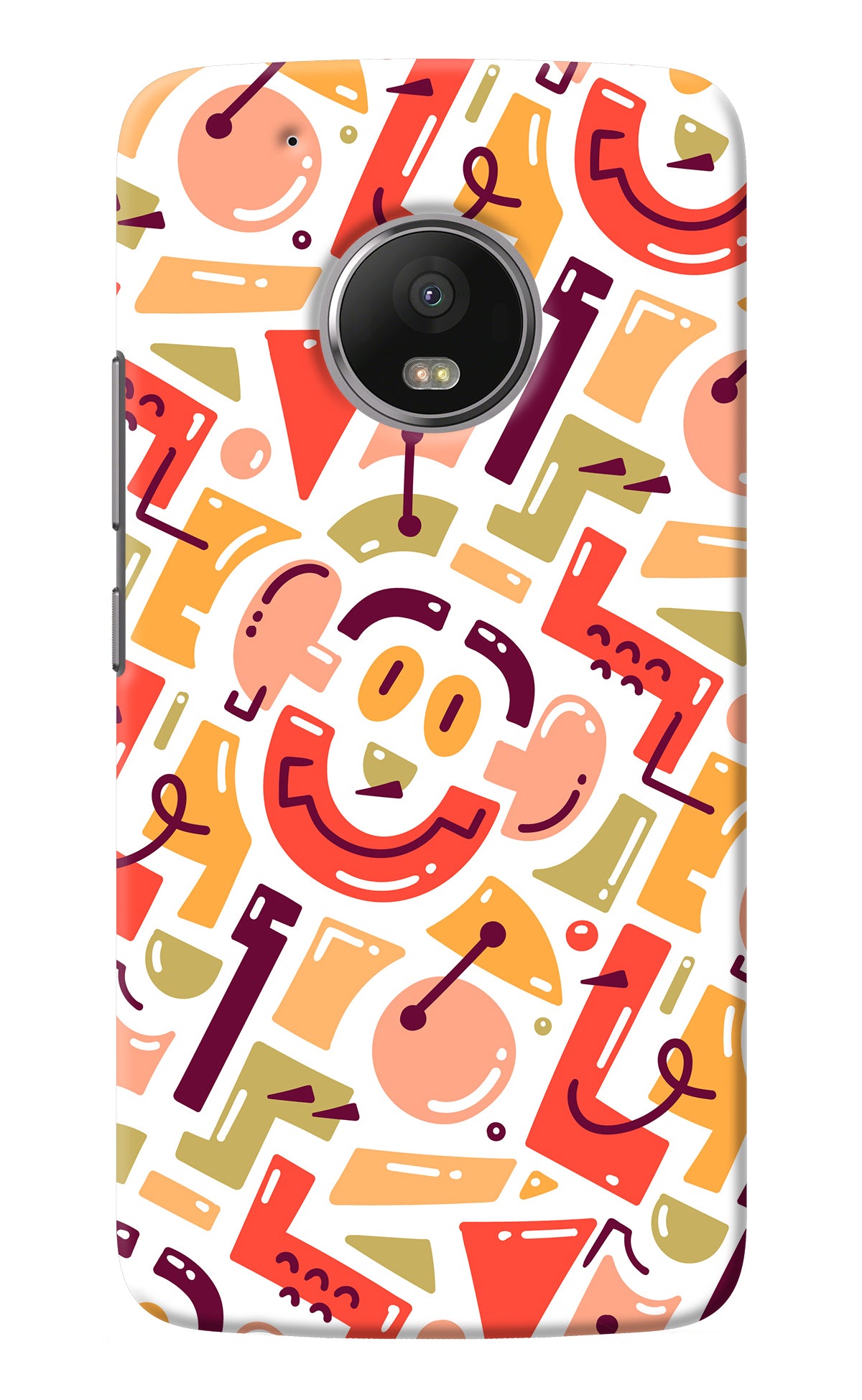 Doodle Pattern Moto G5 plus Back Cover