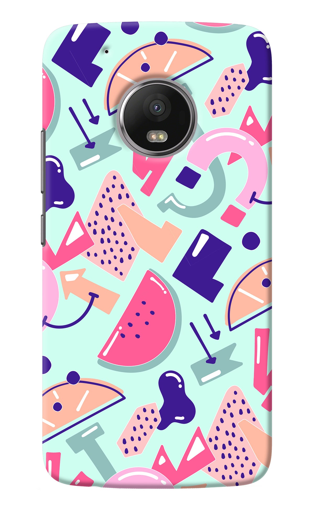 Doodle Pattern Moto G5 plus Back Cover