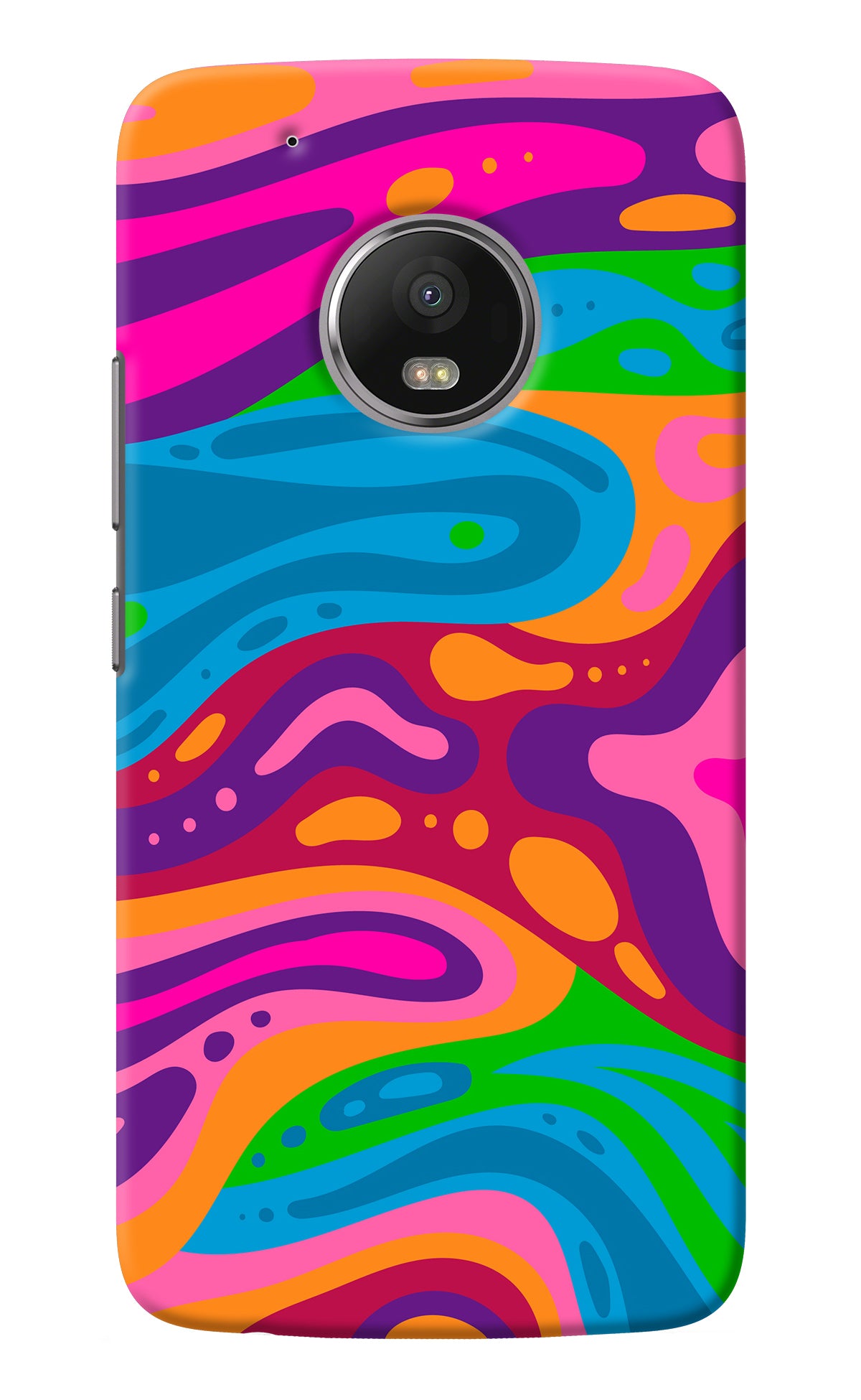 Trippy Pattern Moto G5 plus Back Cover