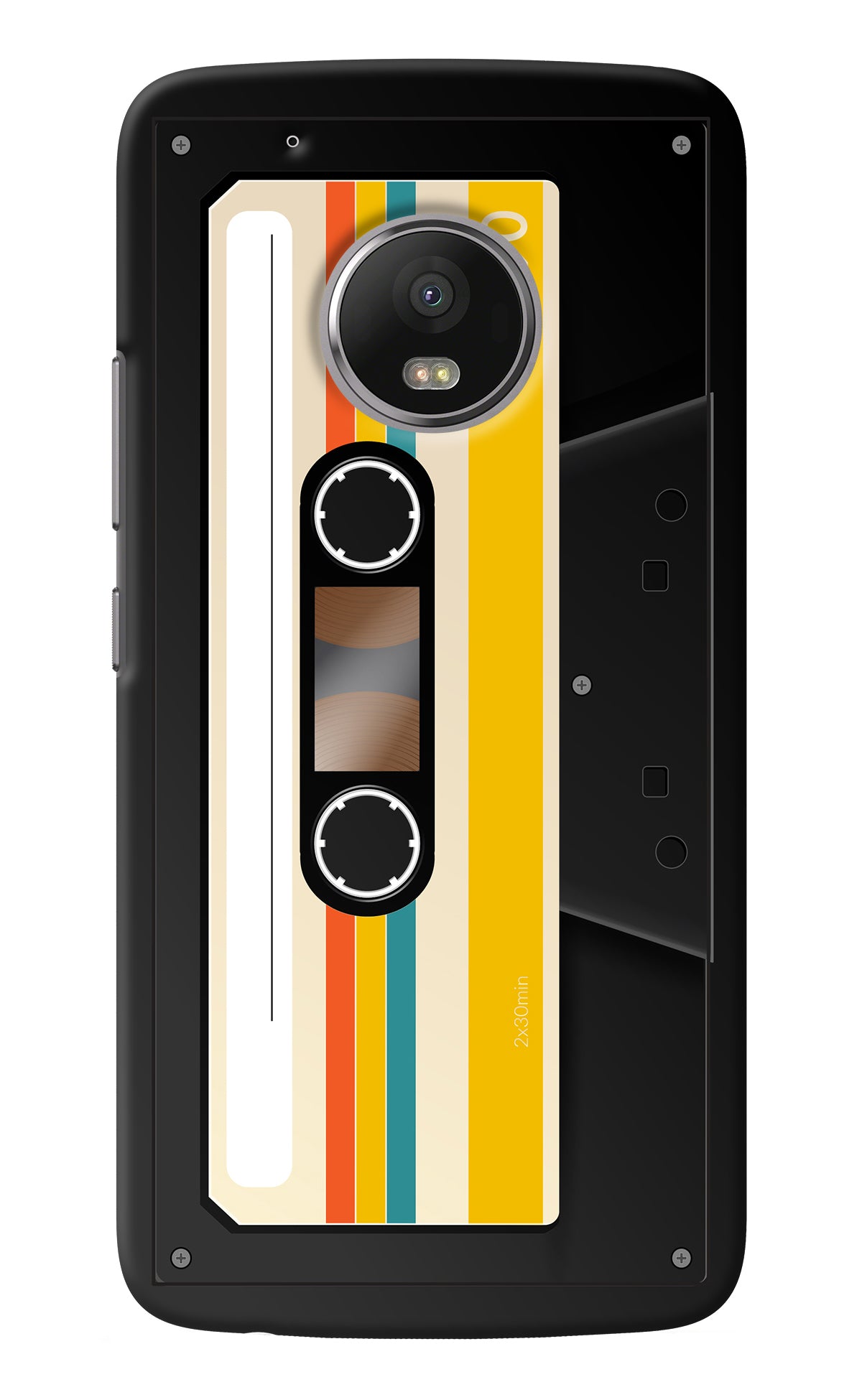 Tape Cassette Moto G5 plus Back Cover