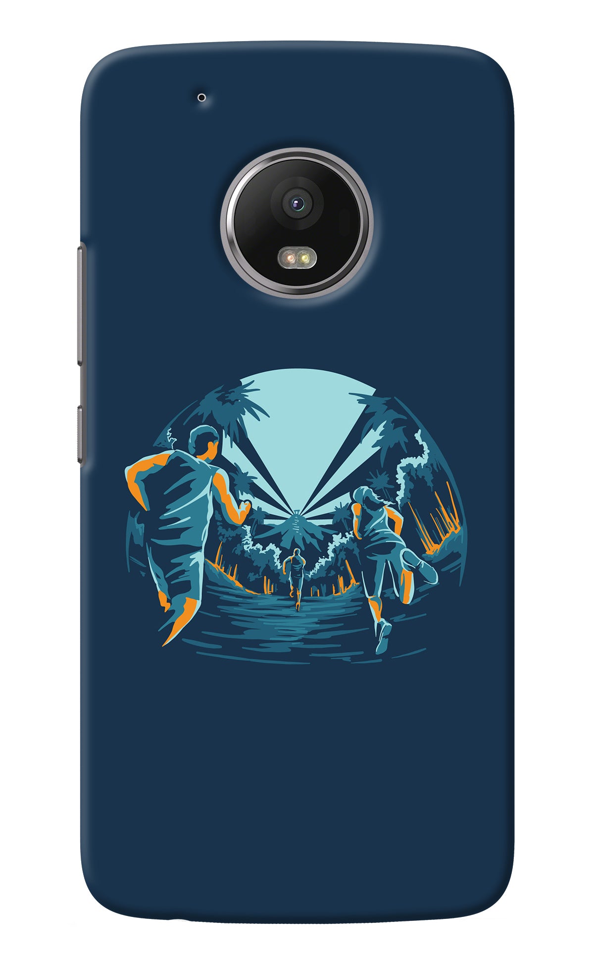 Team Run Moto G5 plus Back Cover