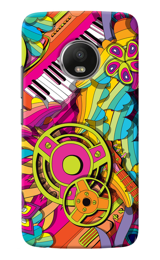 Music Doodle Moto G5 plus Back Cover