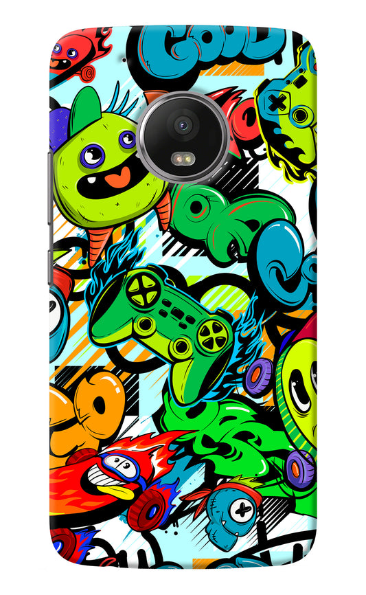 Game Doodle Moto G5 plus Back Cover