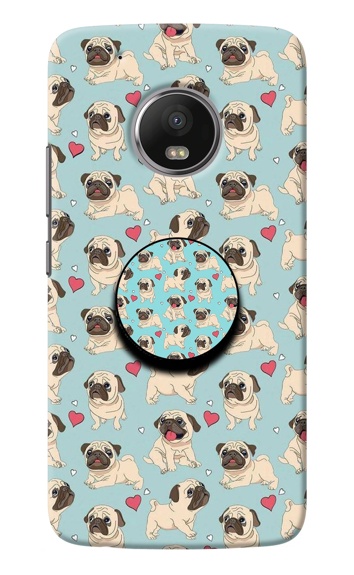 Pug Dog Moto G5 plus Pop Case