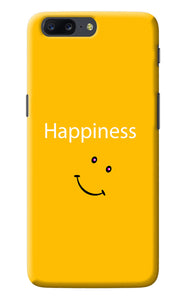 Happiness With Smiley Oneplus 5 Back Cover