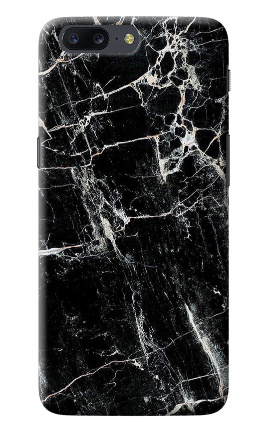 Black Marble Texture Oneplus 5 Back Cover