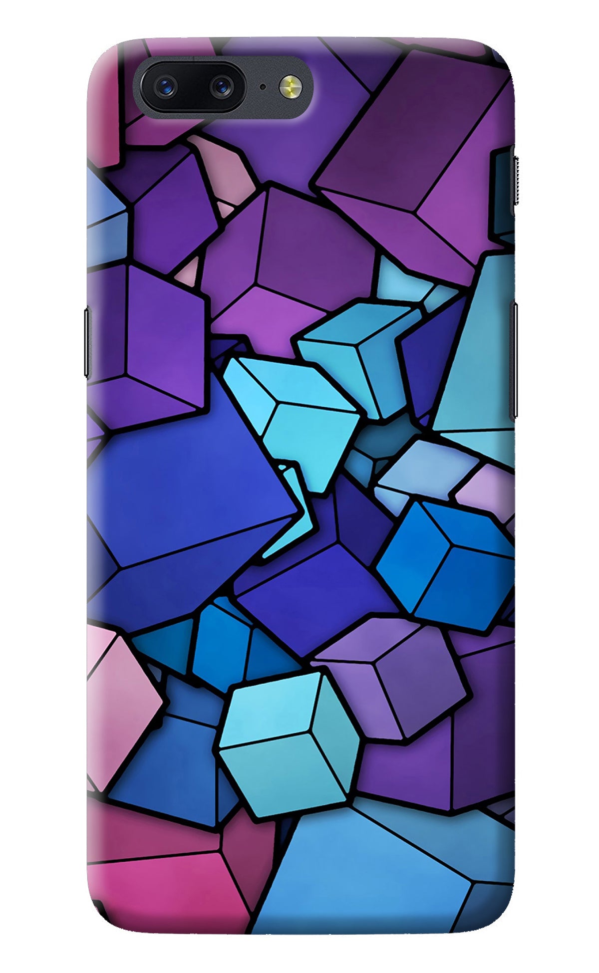 Cubic Abstract Oneplus 5 Back Cover