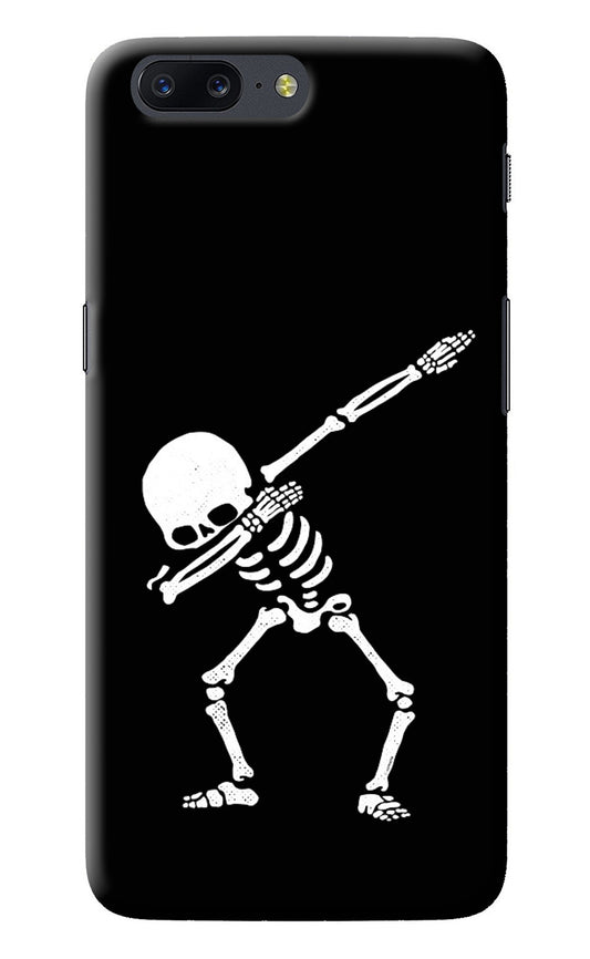 Dabbing Skeleton Art Oneplus 5 Back Cover