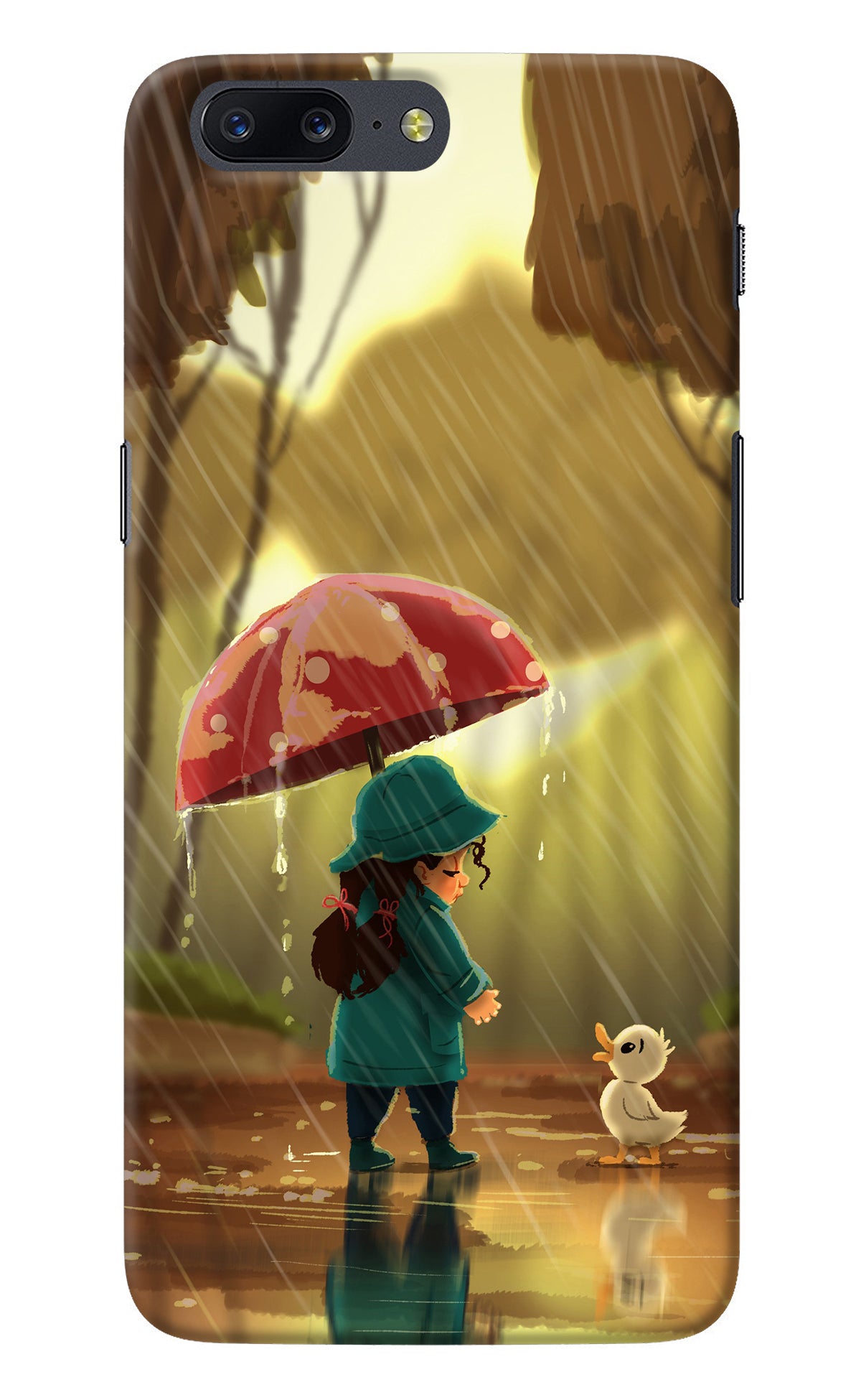 Rainy Day Oneplus 5 Back Cover