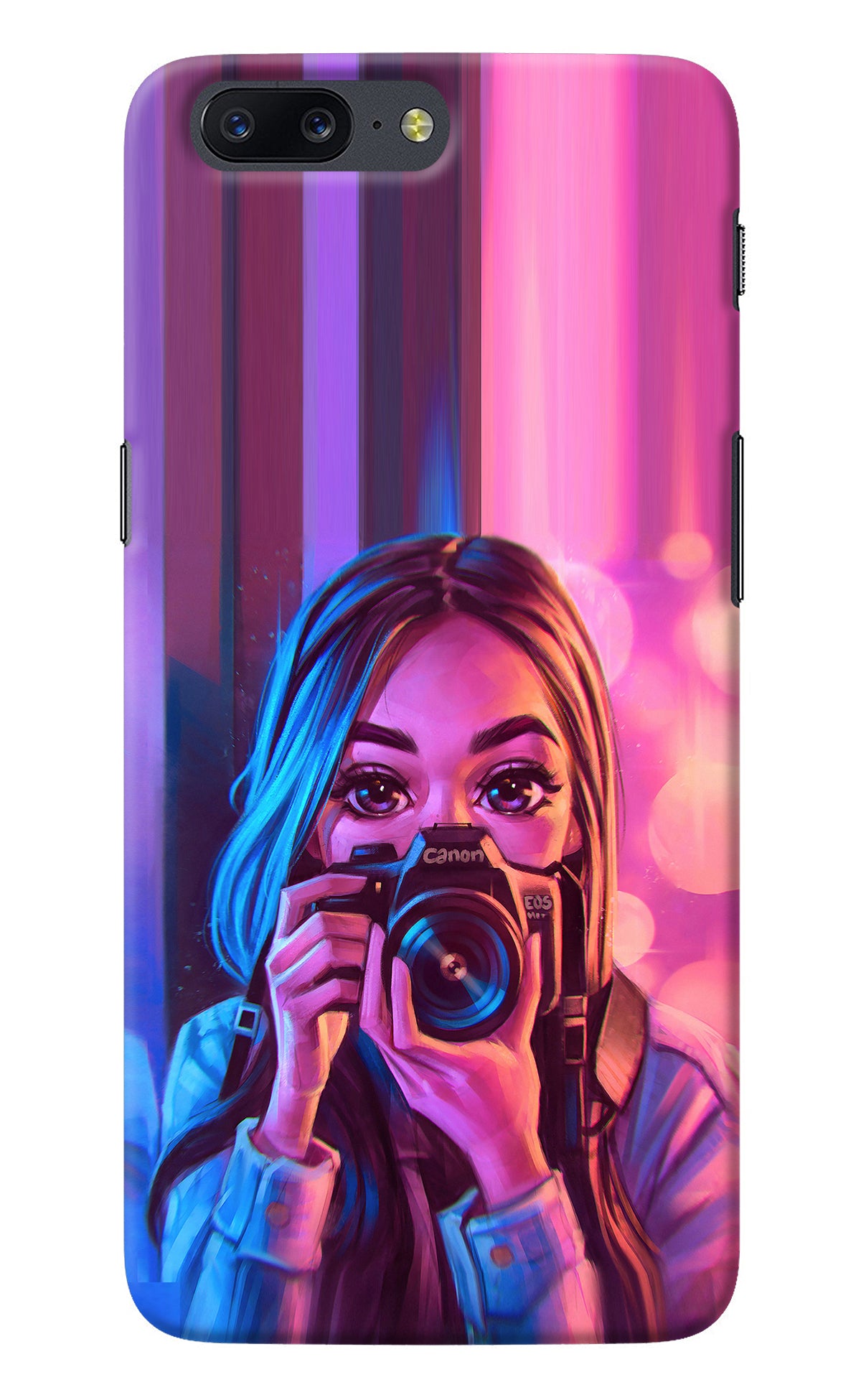 Girl Photographer Oneplus 5 Back Cover