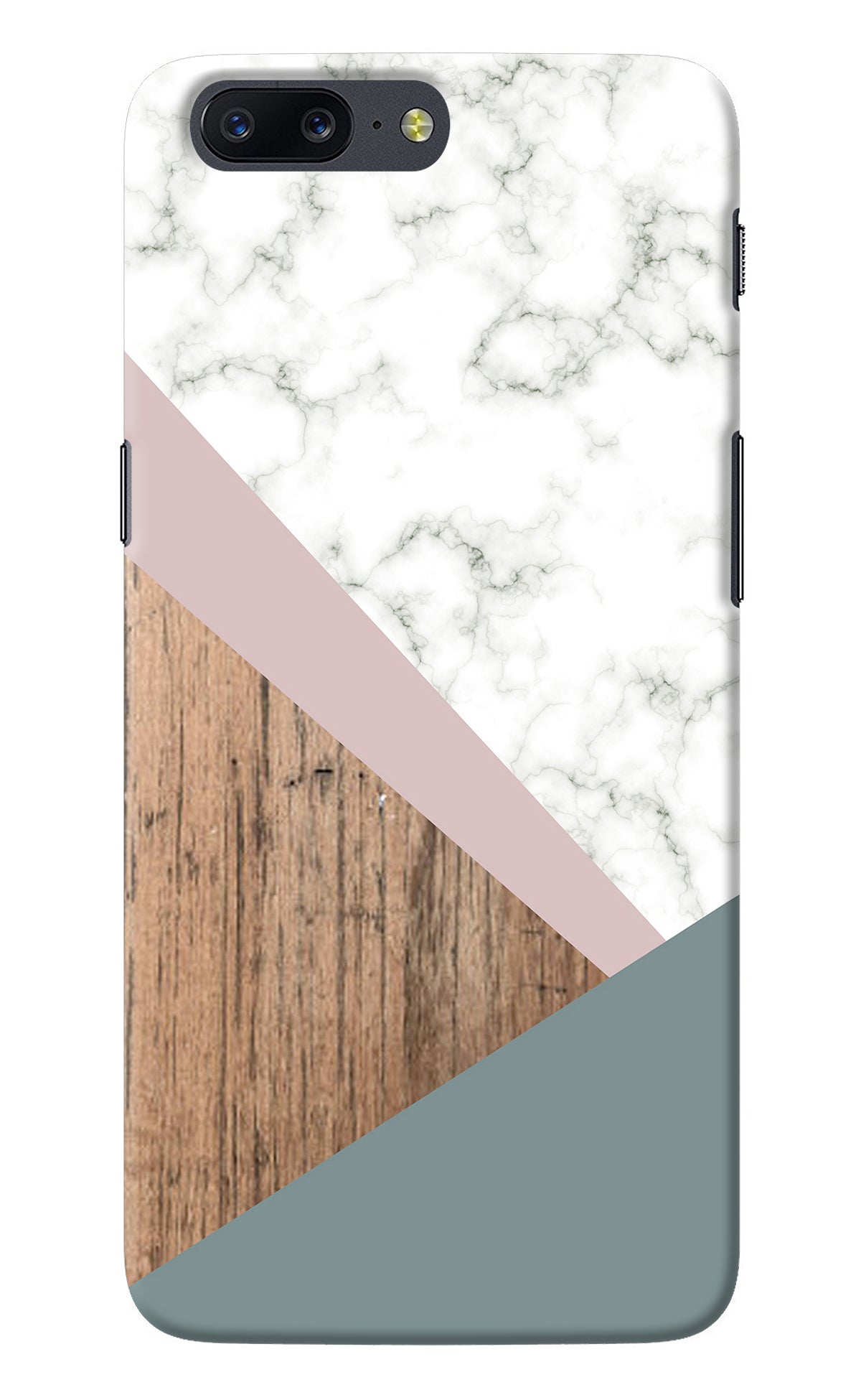 Marble wood Abstract Oneplus 5 Back Cover