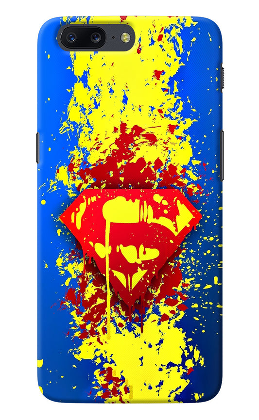 Superman logo Oneplus 5 Back Cover