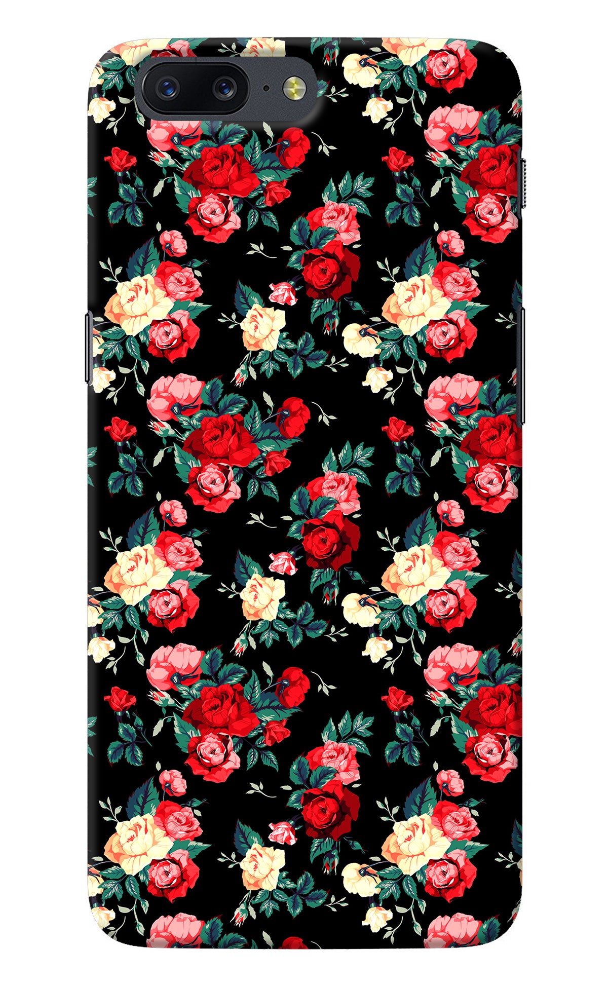 Rose Pattern Oneplus 5 Back Cover