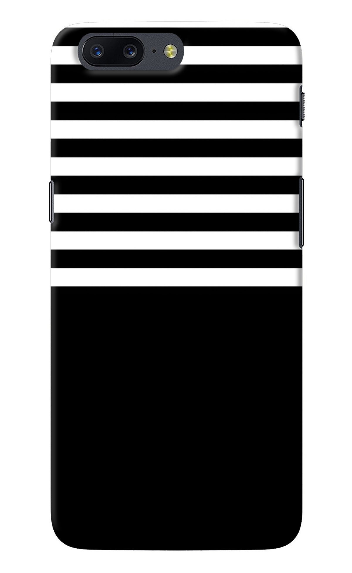 Black and White Print Oneplus 5 Back Cover