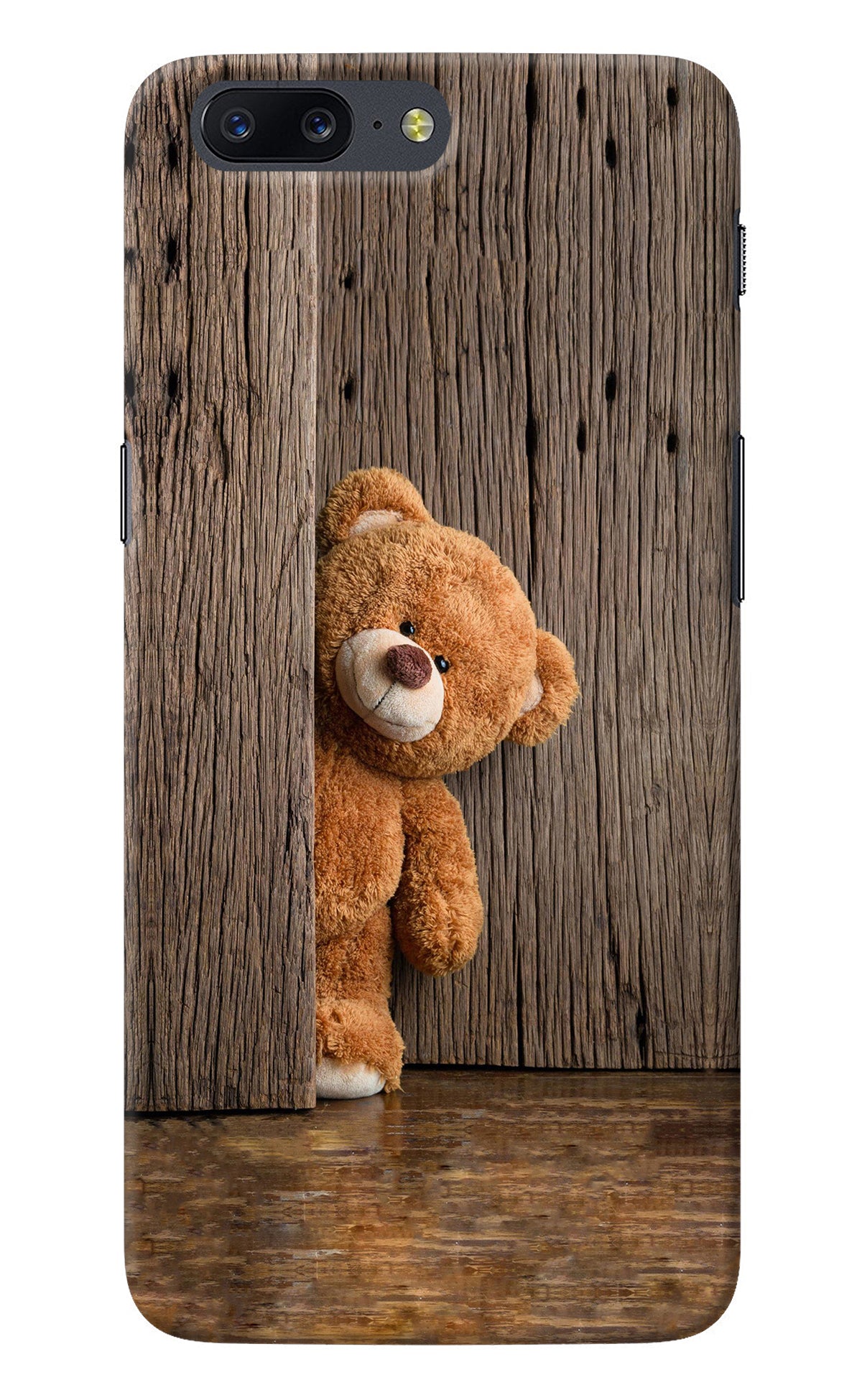 Teddy Wooden Oneplus 5 Back Cover