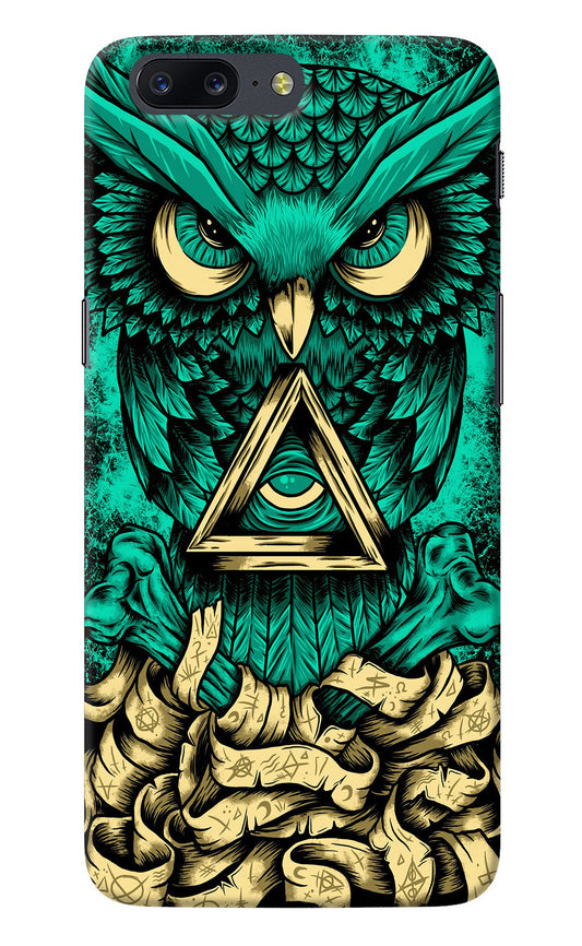 Green Owl Oneplus 5 Back Cover