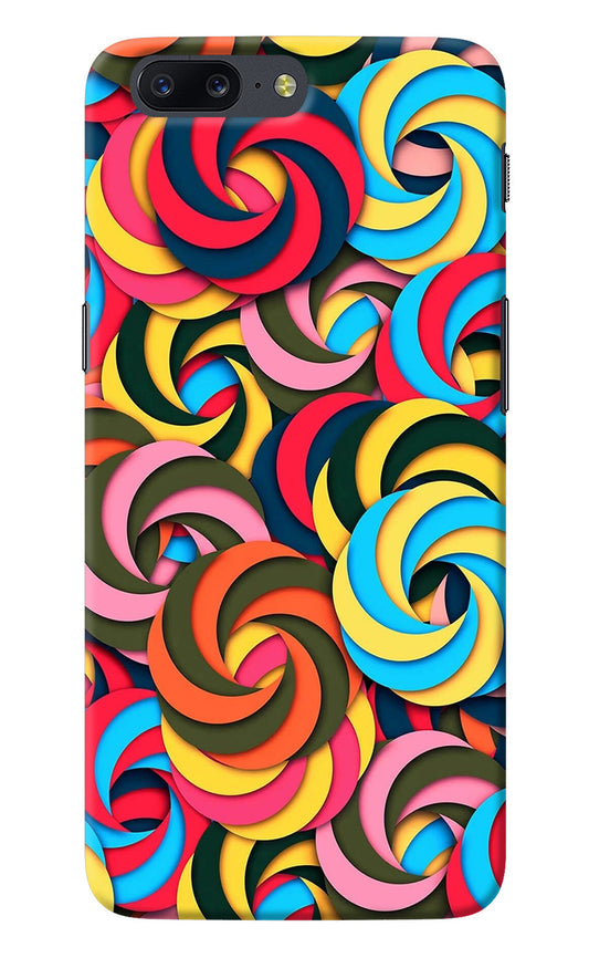 Spiral Pattern Oneplus 5 Back Cover