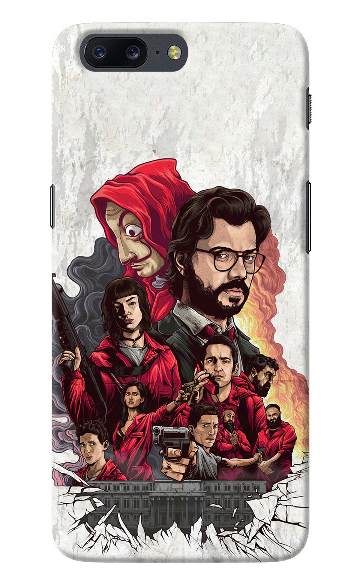 Money Heist Artwork Oneplus 5 Back Cover