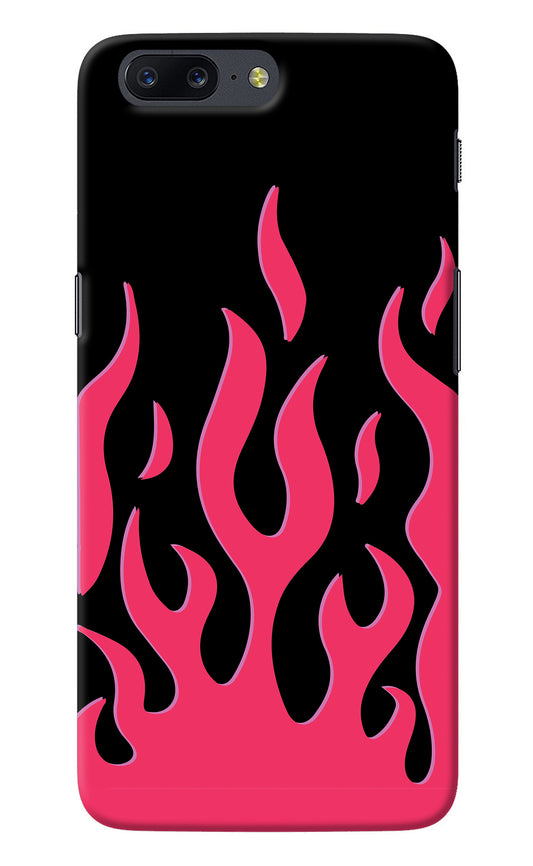 Fire Flames Oneplus 5 Back Cover